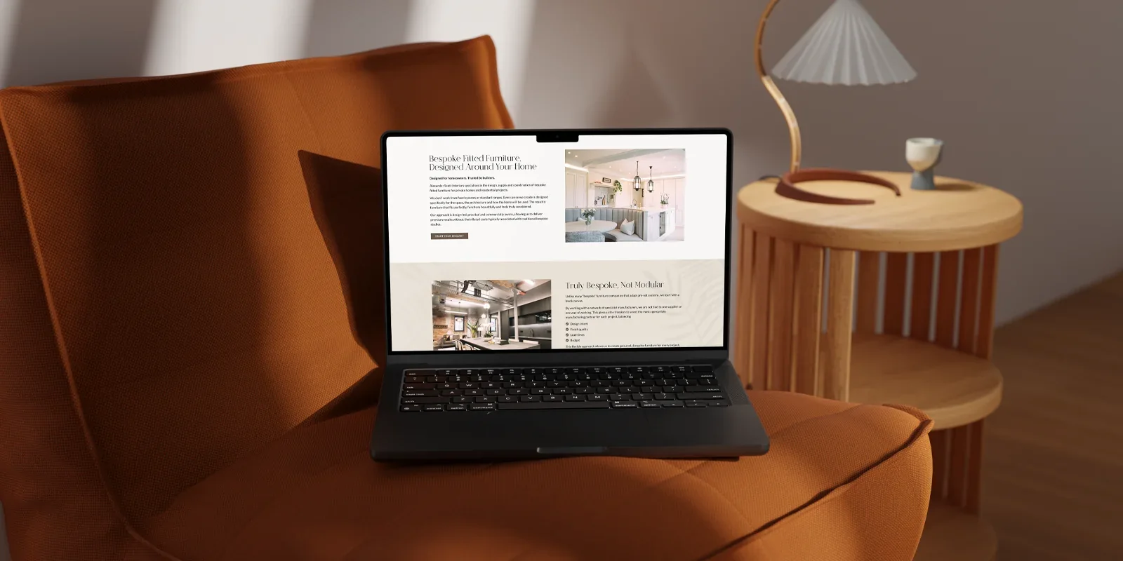 Alexander Scott Interiors case study approach visual