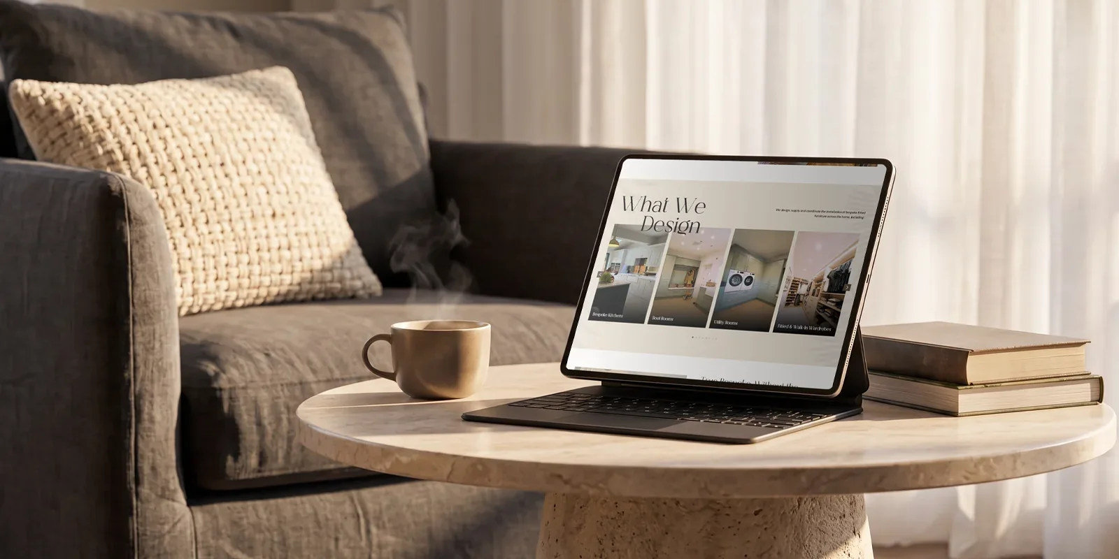Alexander Scott Interiors case study visual for Website Design & Development