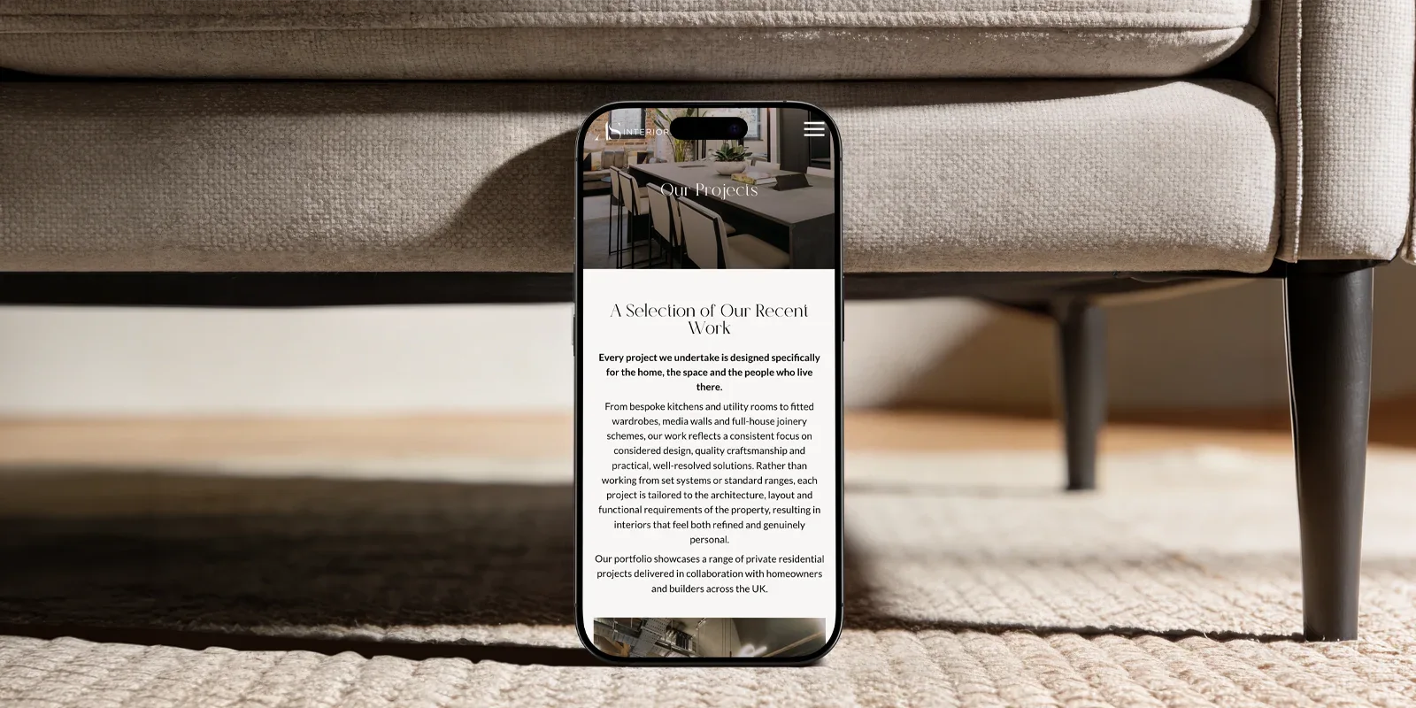 Alexander Scott Interiors case study outcome visual