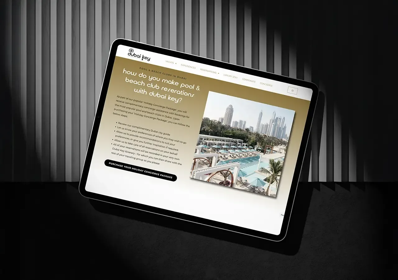 Dubai Key case study approach visual