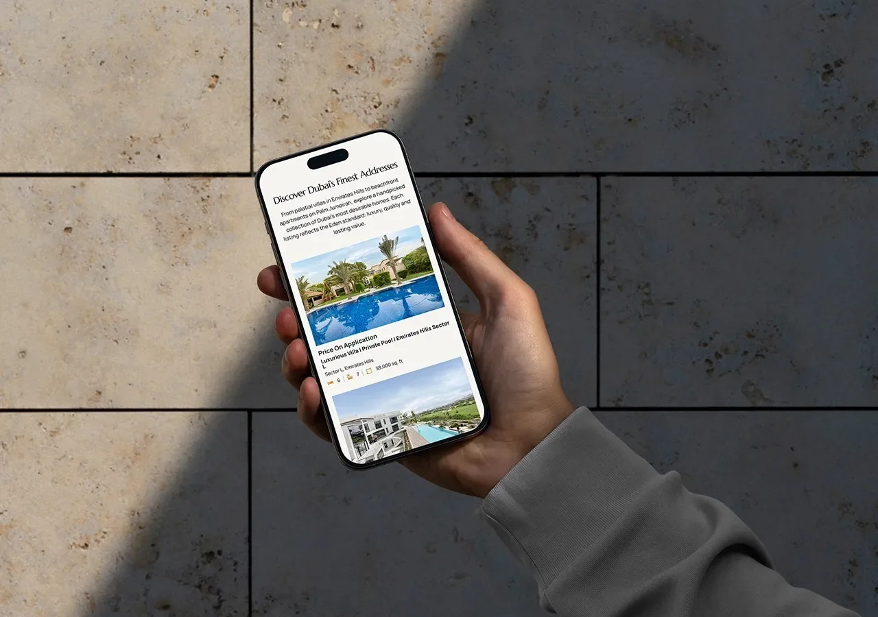 Eden Realty case study visual for Website Design & Development