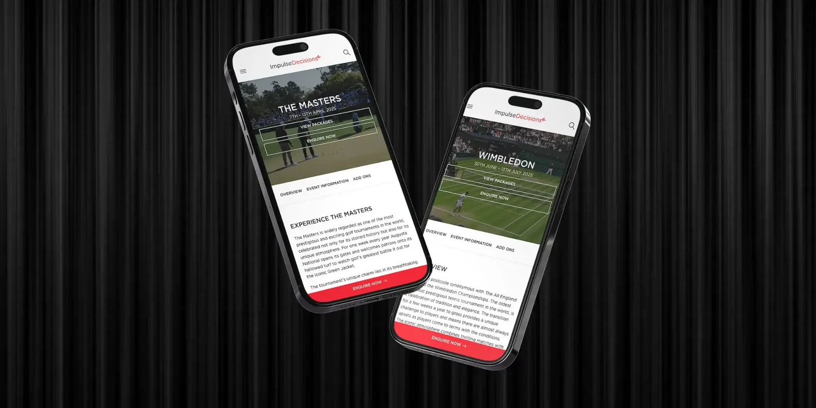 Impulse Decisions case study visual for Website Design & Development