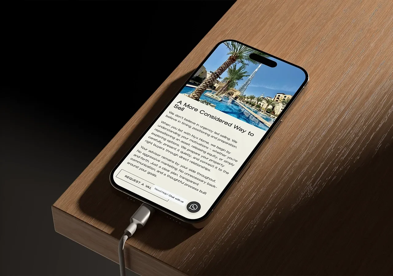 Nyx Home case study visual for Brand Identity
