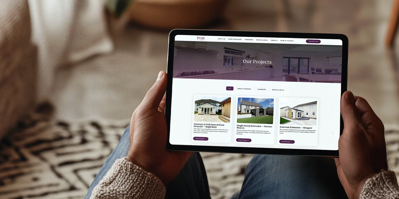 Pringle Design & Build case study challenge visual