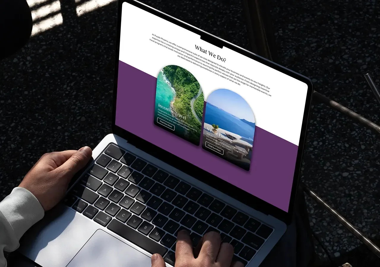 Purple Phoenix Events case study challenge visual