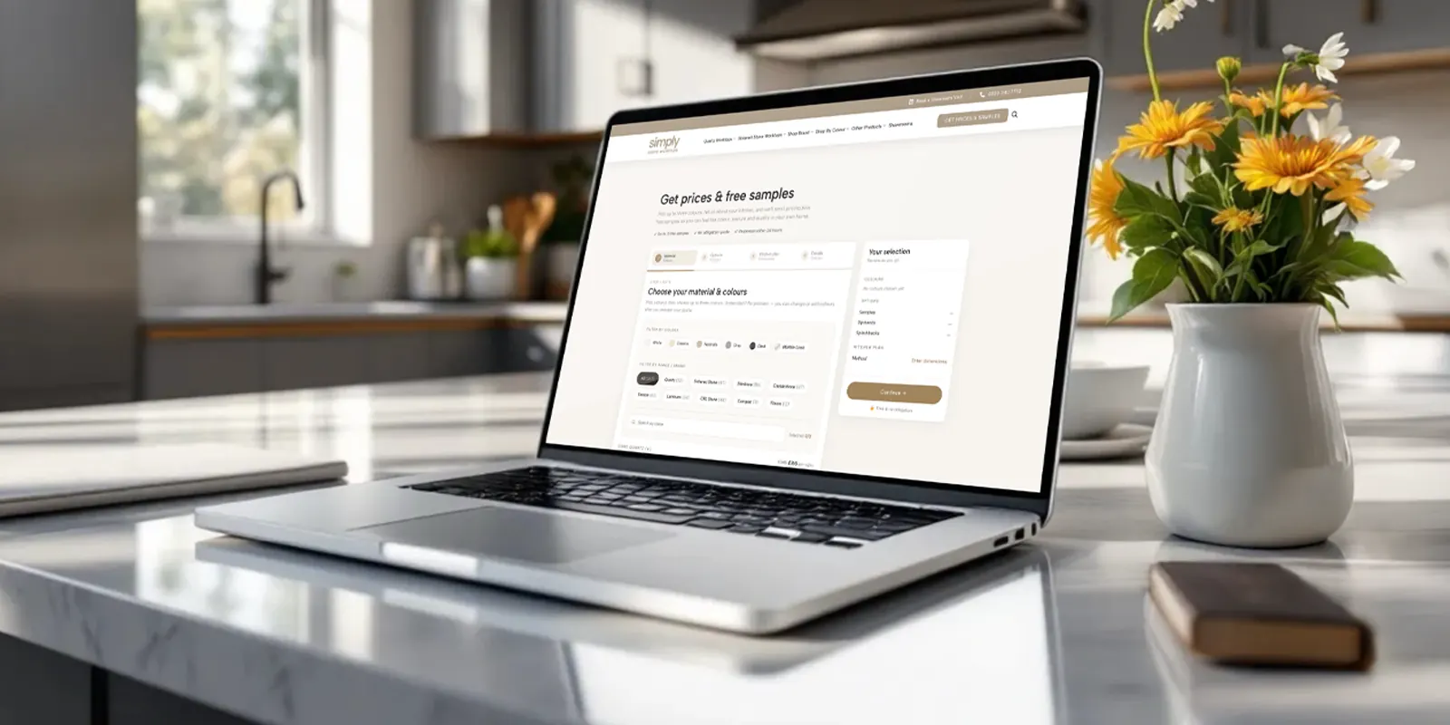 Simply Stone Worktops case study outcome visual