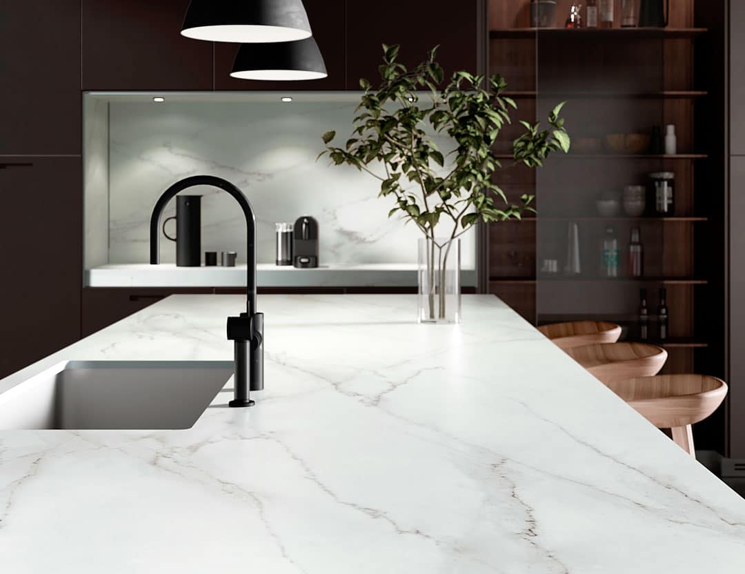 Simply Stone Worktops: A joined-up brand, website and performance system that makes a considered worktop purchase easier to understand, explore and progress.