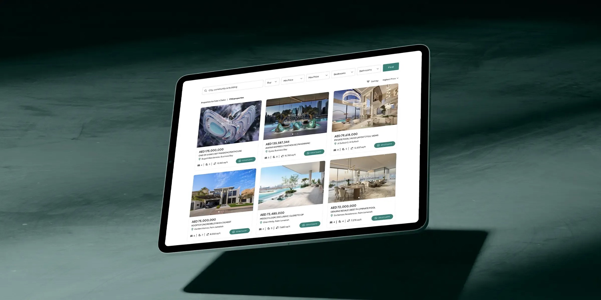White & Co case study approach visual